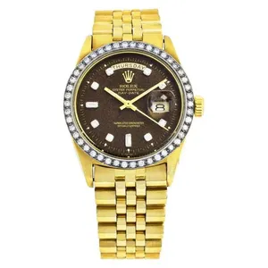 ساعت مچی عقربه‌ای مردانه رولکس مدل دی دیت نگینی کد tg
