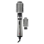 سشوار برس‌دار چرخشی 1200 وات والوروس مدل VL-507، موتور AC، وزن 950 گرم، المنت سرامیک، دارای سری برس‌دار گرد باریک، سری برس‌دار گرد پهن با ویژگی فرکنندگی، صاف‌کنندگی، حجم‌دهندگی، با قابلیت تنظیم دما