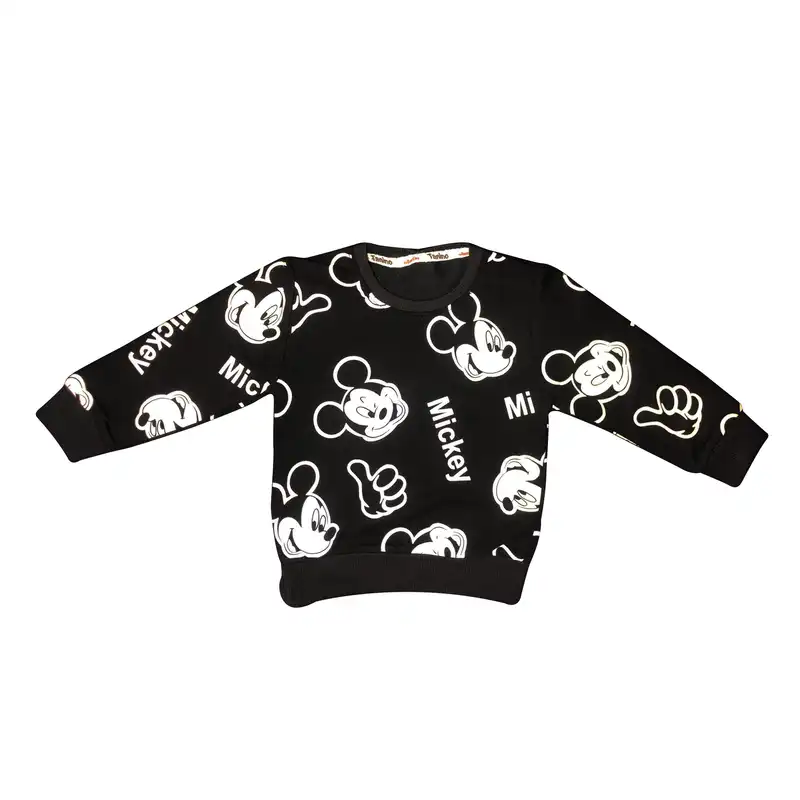 ست سویشرت و شلوار بچگانه مدل میکی کد 029