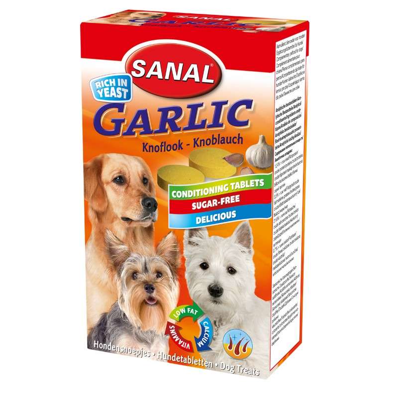 تشویقی سگ سانال مدل Garlic وزن 100 گرم