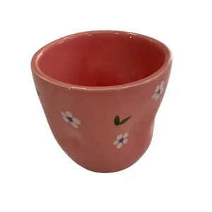 ماگ سرامیکی مدل دفرمه طرح گل
