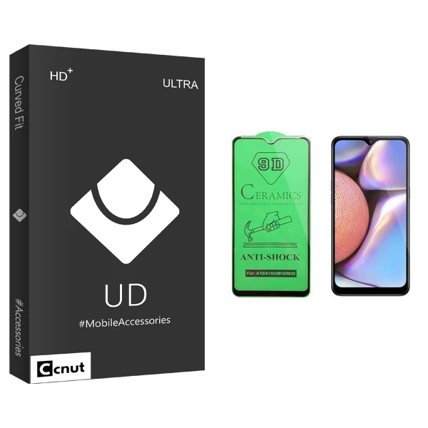محافظ صفحه نمایش سرامیکی کوکونات مدل UD Black مناسب برای گوشی موبایل سامسونگ Galaxy A10s