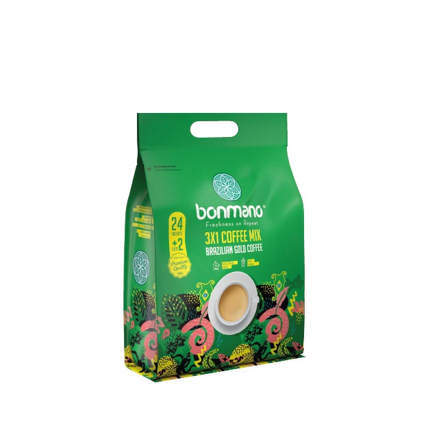  کافی میکس 1*3 گلد برزیل بن مانو - 20 گرم بسته 24 عددی