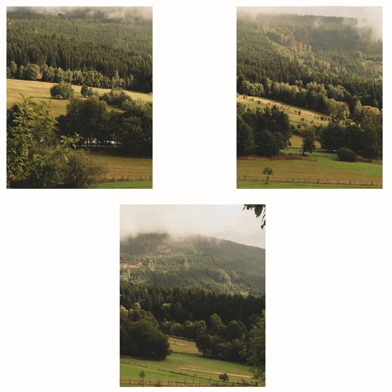 پوستر مدل مستر حومه شهر-چاپ کوه مجموعه 3 عددی