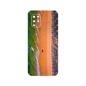 MAHOOT Beach and Green Sea Cover Sticker for Xiaomi Mi 10 Lite 5G