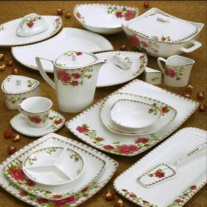 سرویس غذا خوری 105 پارچه پردیس طرح ویولت
