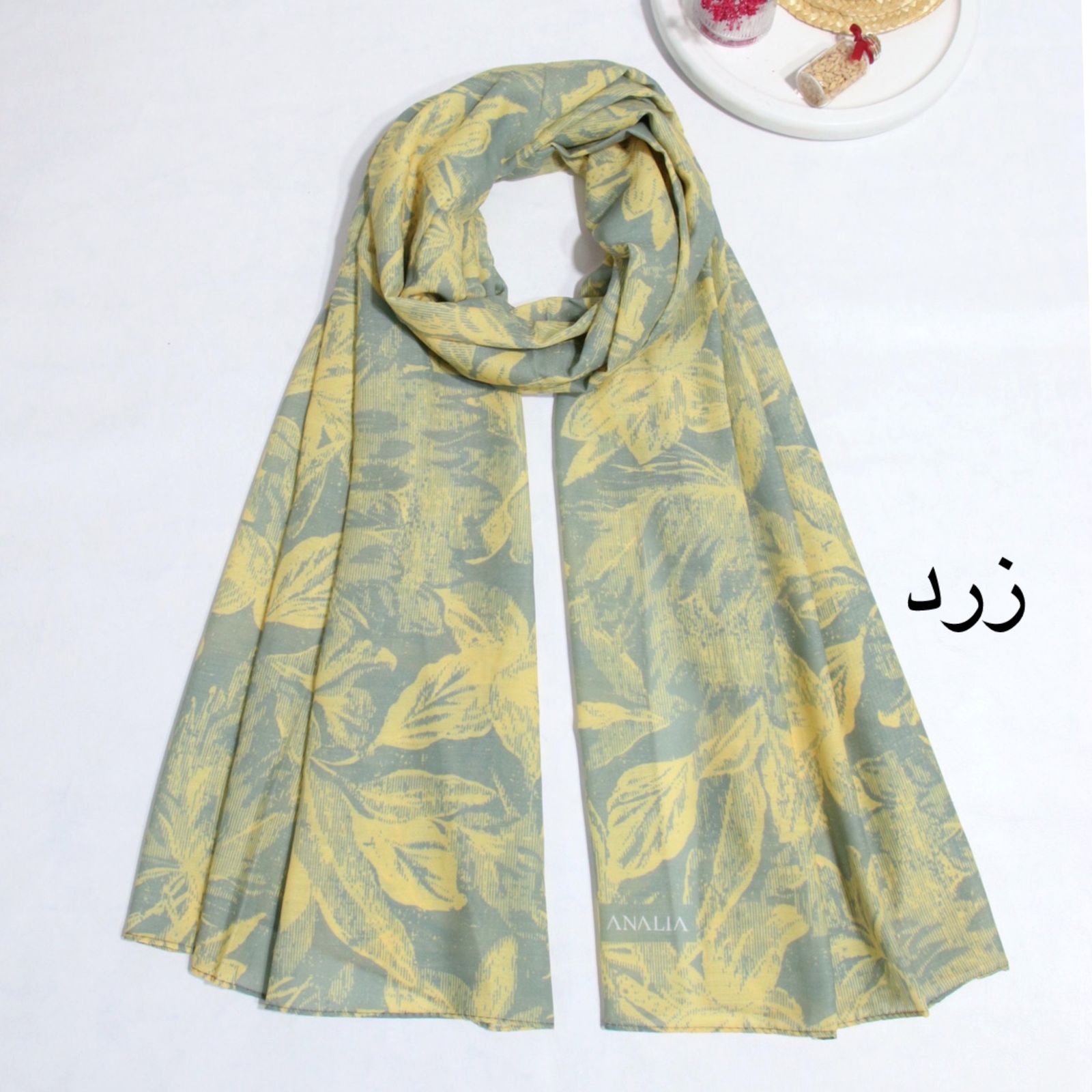 شال زنانه مدل نخی تابستانه پترن گل کد a-9010 -  - 49