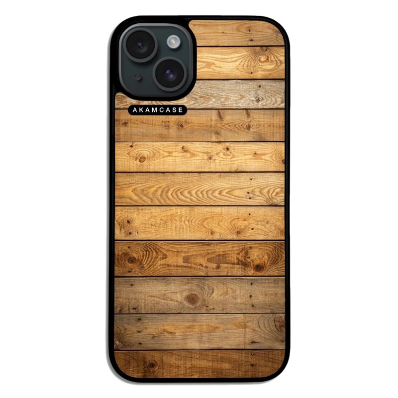 کاور آکام مدل AMC-WA15PLUS-WOOD-22 مناسب برای گوشی موبایل اپل iPhone 15 Plus