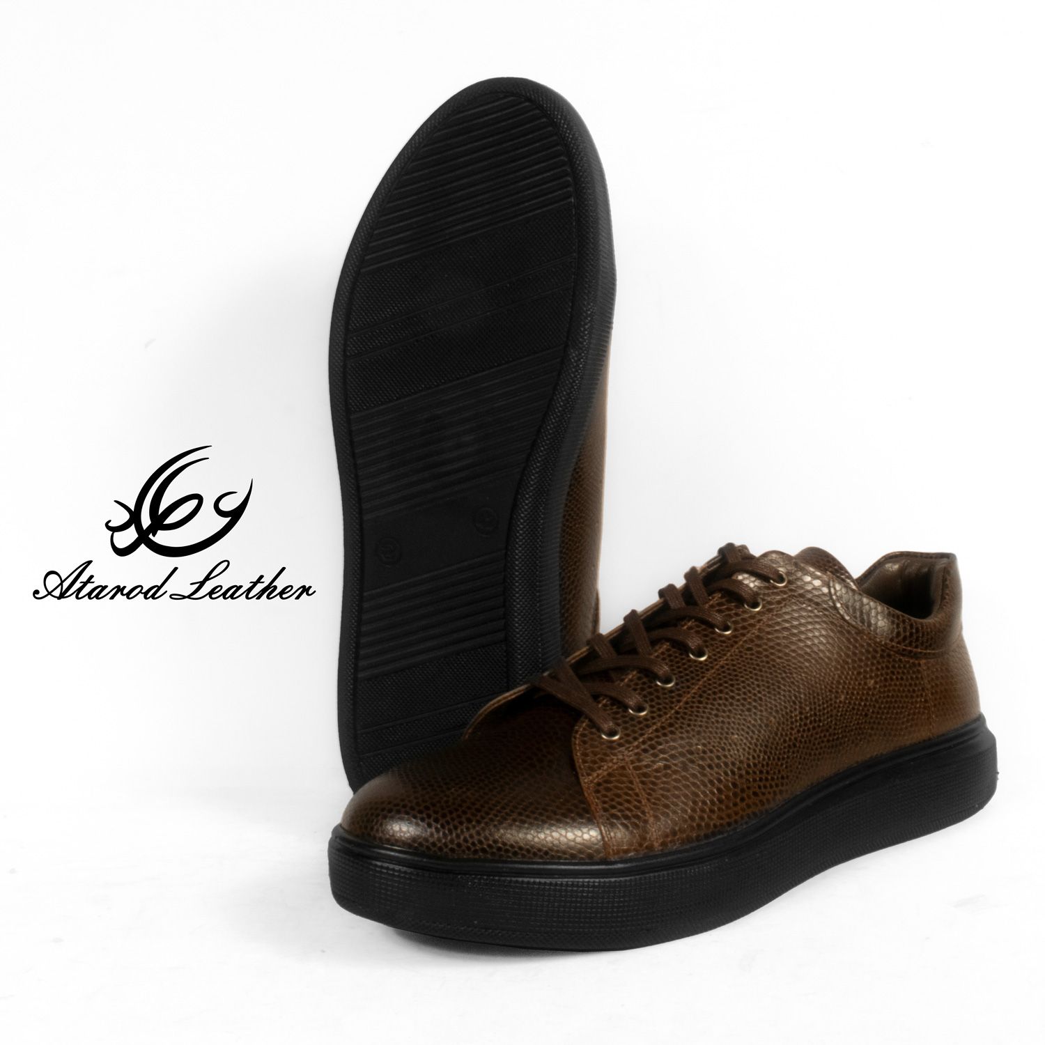 کفش روزمره مردانه چرم عطارد مدل چرم طبیعی کد SH129 -  - 4