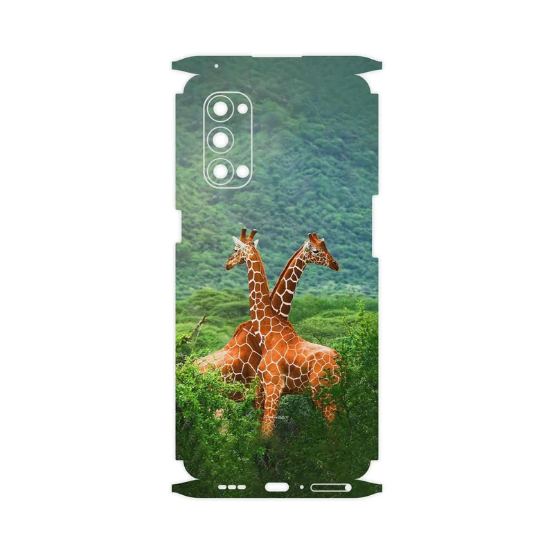 برچسب پوششی ماهوت مدل Giraffe-FullSkin مناسب برای گوشی موبایل اپو Reno4 Pro 5G