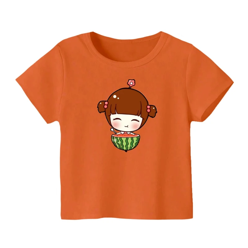 تی شرت آستین کوتاه بچگانه مدل دخترک یلدایی کد 24