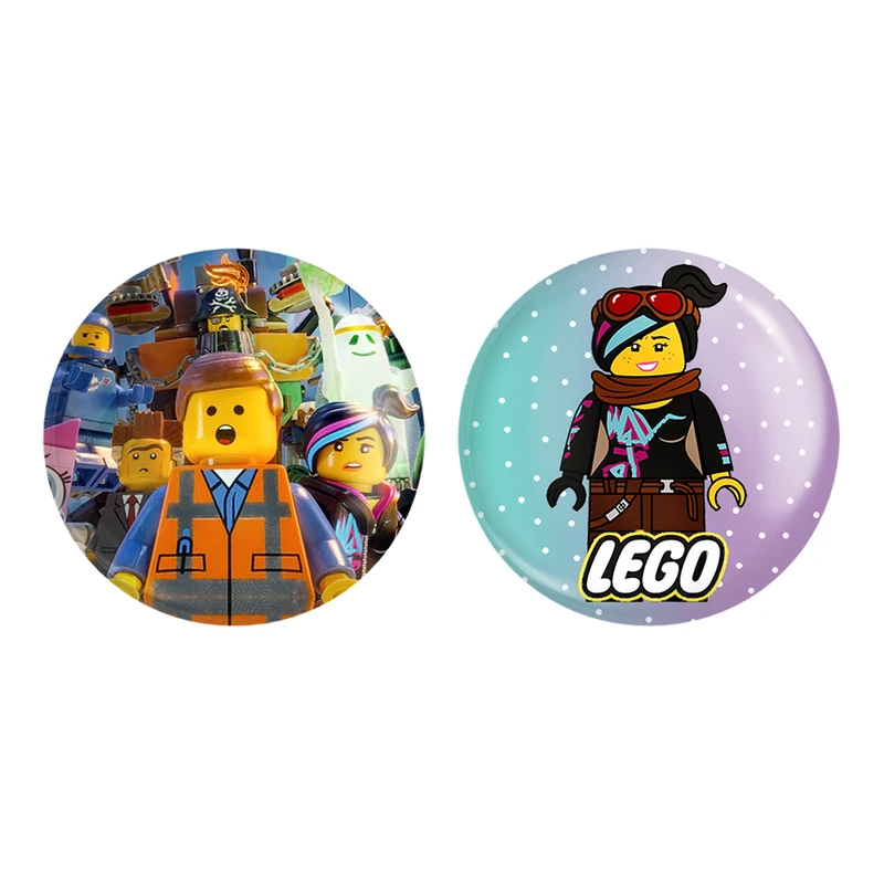 مگنت خندالو طرح LEGO کد 37683769 مجموعه 2 عددی