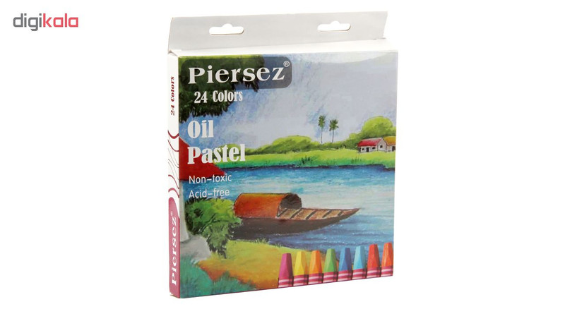 پاستل 24 رنگ پییرسز کد PZW0024 بسته 12 عددی پاستل 24 رنگ پییرسز کد PZW0024 بسته 12 عددی