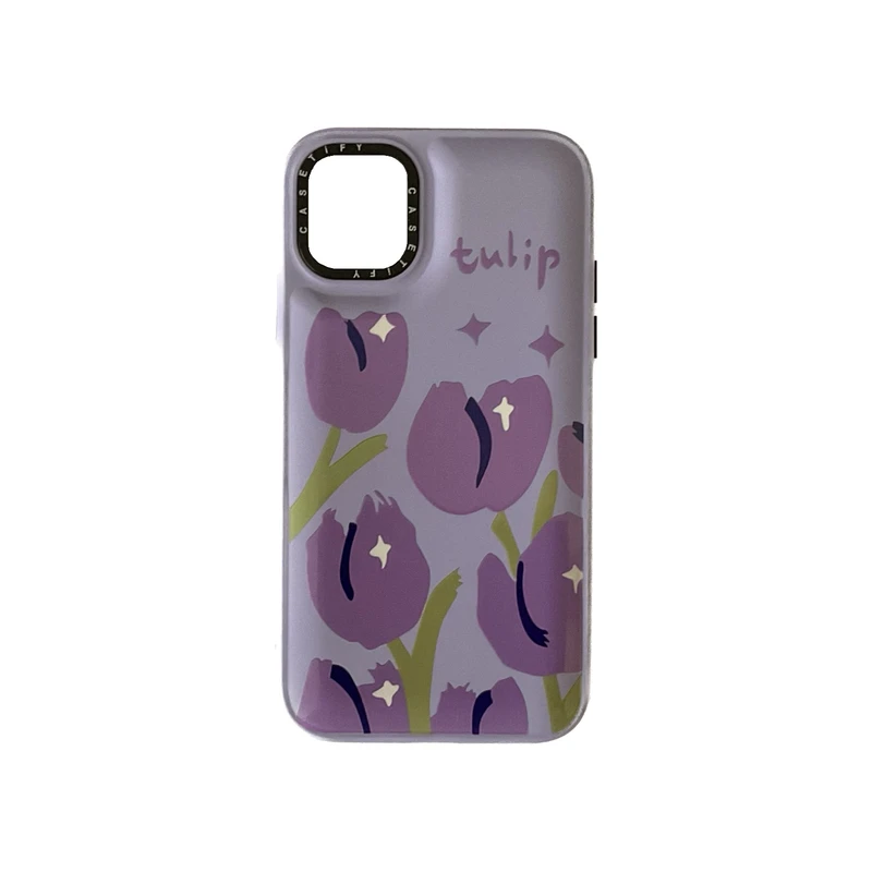 کاور کیس تیفای طرح گل لاله کد 17 مناسب برای گوشی موبایل اپل iPhone 11