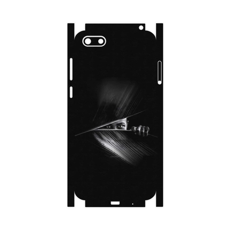 برچسب پوششی ماهوت مدل Black Portrait-FullSkin مناسب برای گوشی موبایل هوآوی Y5 Prime 2018
