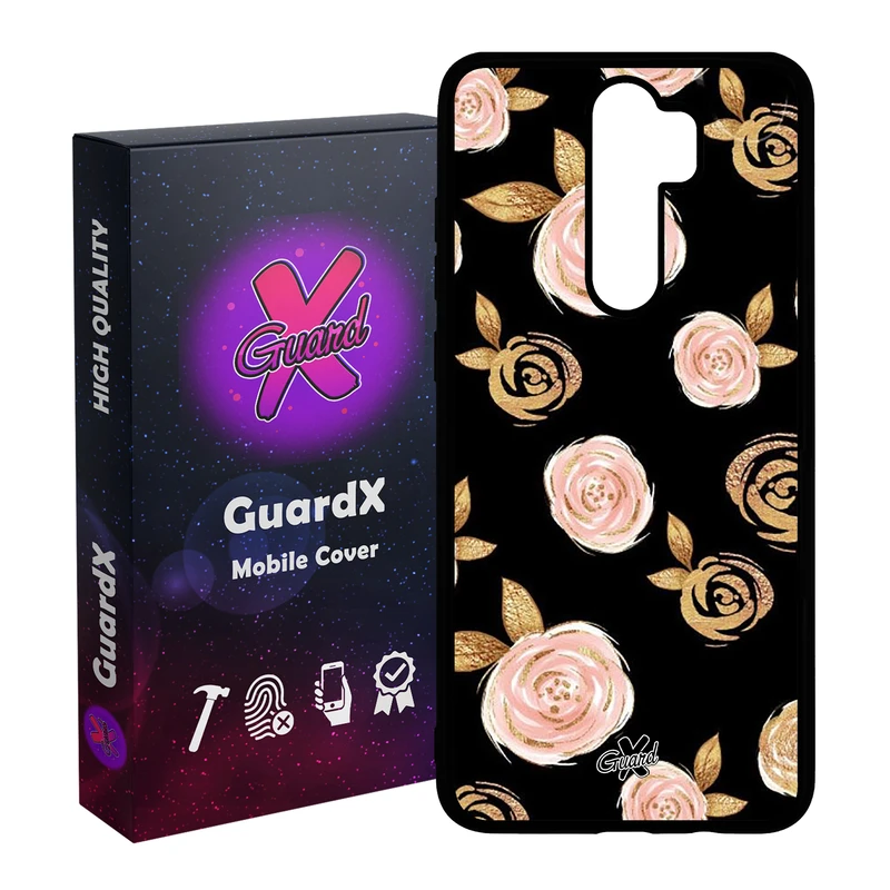 کاور گارد ایکس طرح Flower مدل Glass10105 مناسب برای گوشی موبایل شیائومی Redmi 9 / 9 Prime