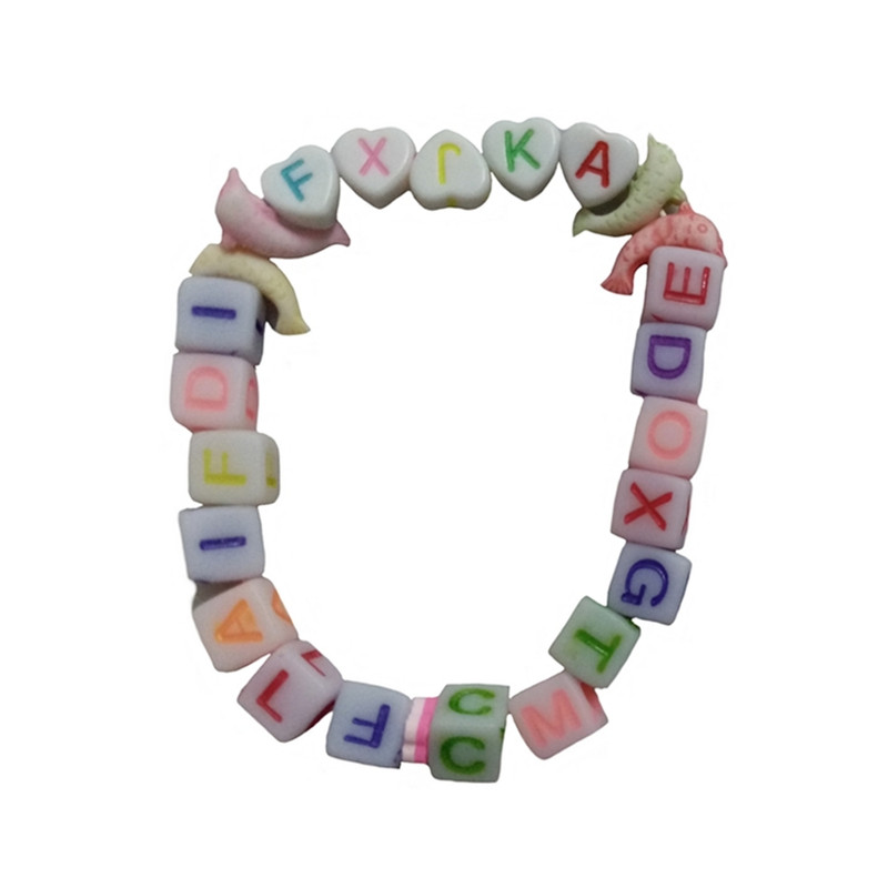 دستبند دخترانه مدل قلب و مربع کد 54 دستبند دخترانه مدل قلب و مربع کد 54