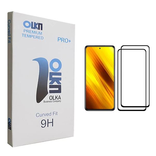 محافظ صفحه نمایش الکا مدل +PRO مناسب برای گوشی موبایل شیائومی Poco X3 Pro بسته دو عددی