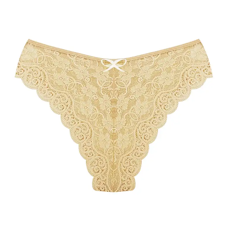 ست شورت و نیم تنه زنانه مدل گیپور رنگ کرم