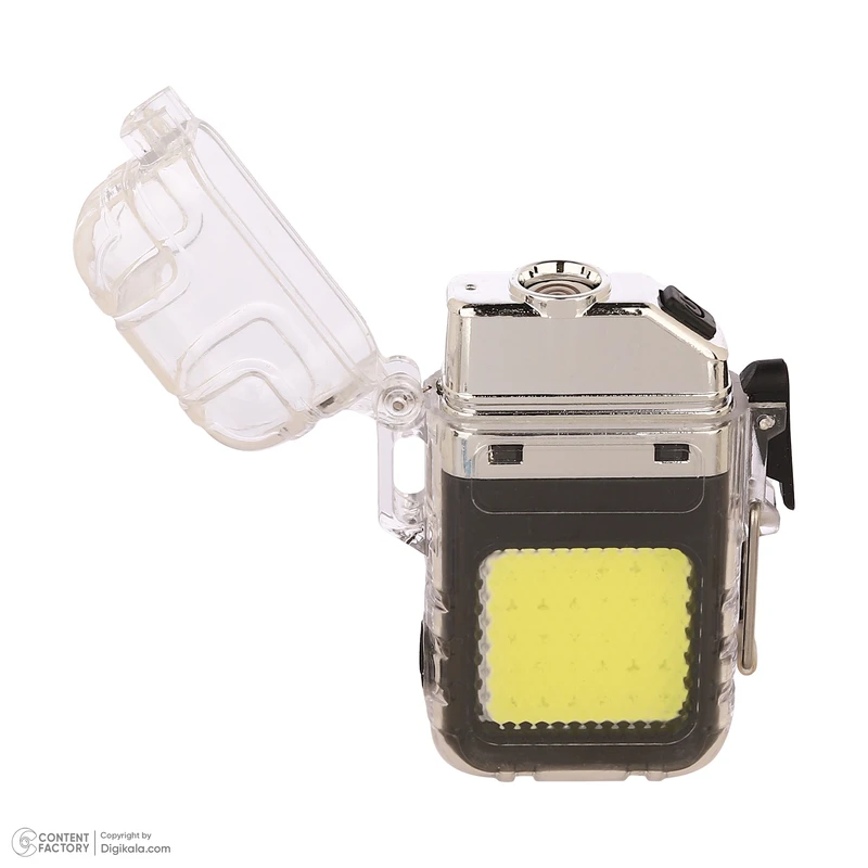 عکس شماره 4 : چراغ قوه دستی مدل المنت دار فلش لایت با نور مهتابی