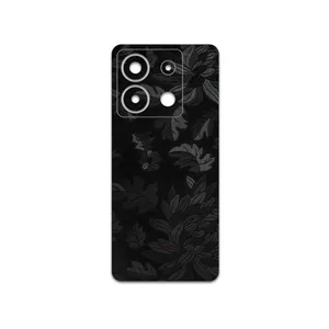 MAHOOT Black-Wildflower Cover Sticker for Xiaomi Redmi Note 13 Pro 5G