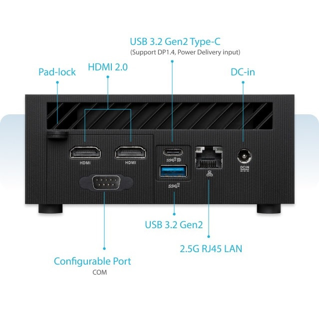 کامپیوتر کوچک ایسوس مدل PN64 i5-16-512