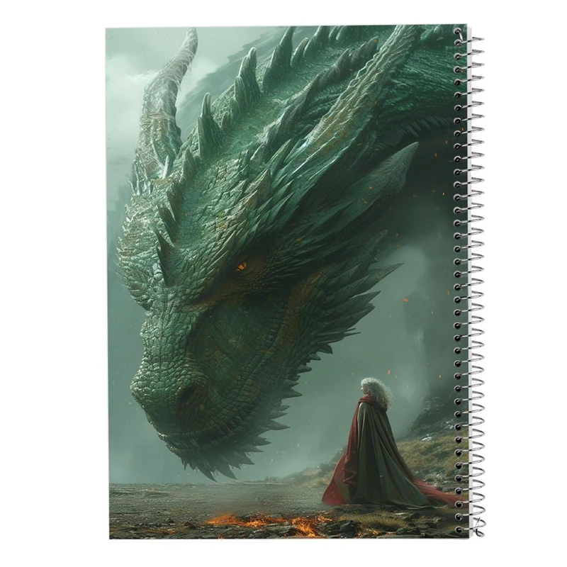 دفتر لیست خرید 50 برگ مدوپد مدل اژدها کد DF16643