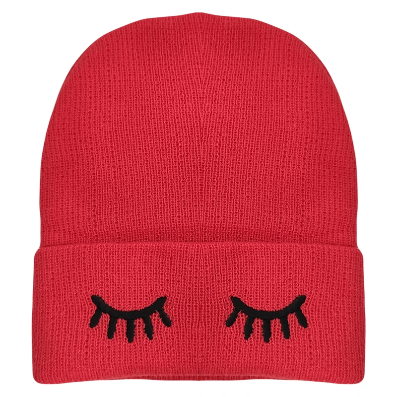 کلاه بافتنی زنانه مدل مژه کد 01