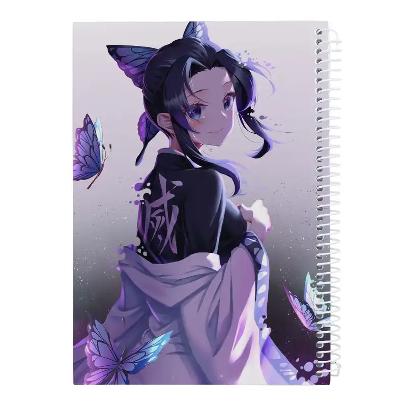 دفتر مشق 80 برگ کارنیلا طرح دختر انیمه ای کد kdf597