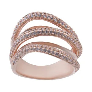   انگشتر نقره زنانه بازرگانی میلادی کد AWR-310