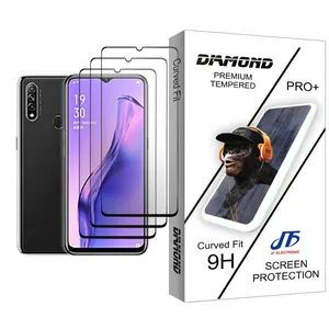 JF Diamond Glass MIX003 Screen Protector For Oppo A8 Pack Of 3