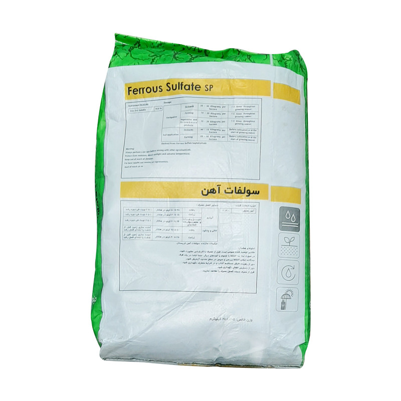 کود سولفات آهن جنوبگان مدل IrS وزن 25 کیلوگرم
