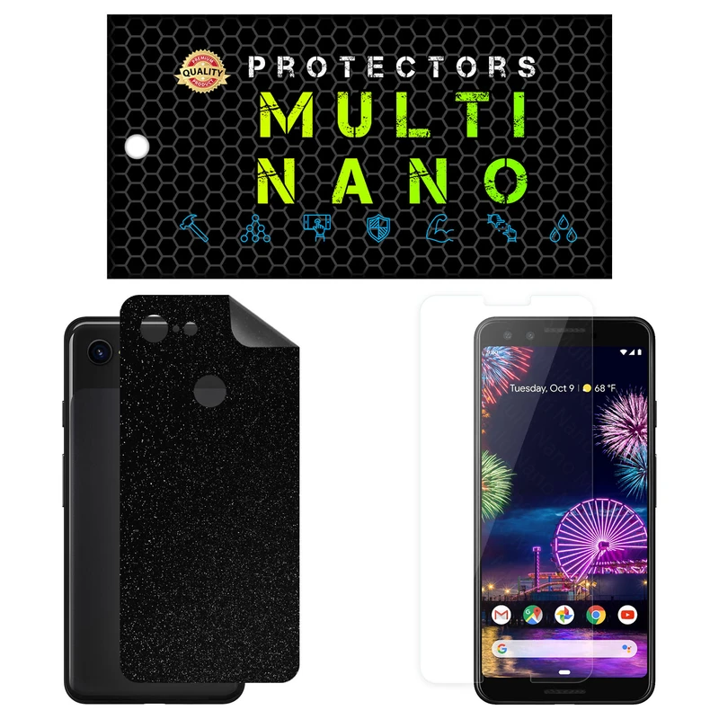 محافظ صفحه نمایش مولتی نانو مدل X-SFG مناسب برای گوشی موبایل گوگل Pixel 3 به همراه برچسب پوششی