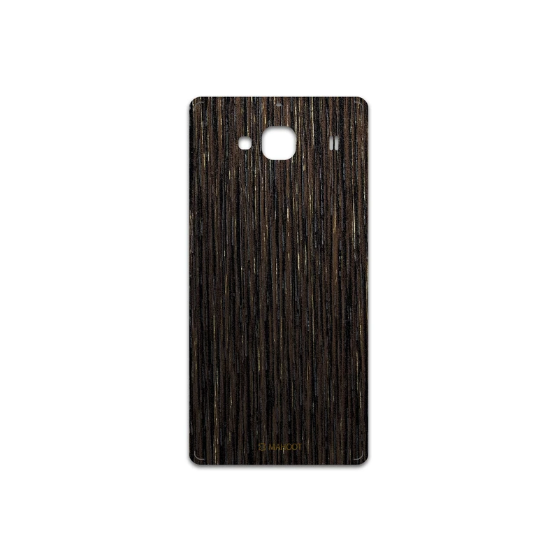 برچسب پوششی ماهوت مدل Dark-Gold-Stripes-Wood مناسب برای گوشی موبایل شیائومی Redmi 2