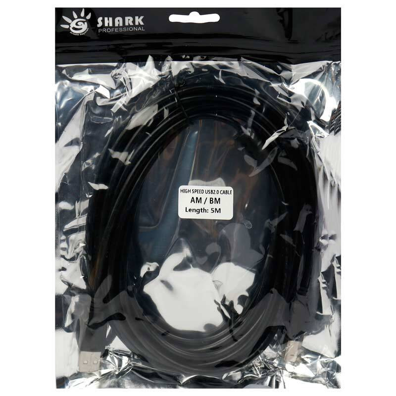 کابل USB پرینتر شارک کد 1014005 طول 1.5 متر 1