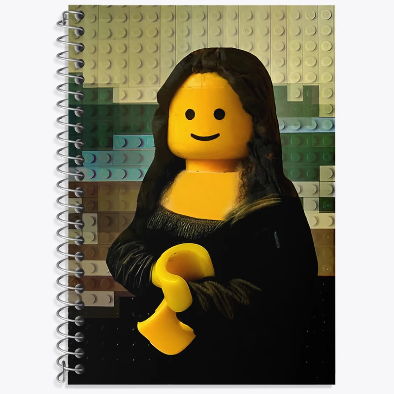 دفتر نت موسیقی 50 برگ خندالو طرح مونالیزا کد N2921