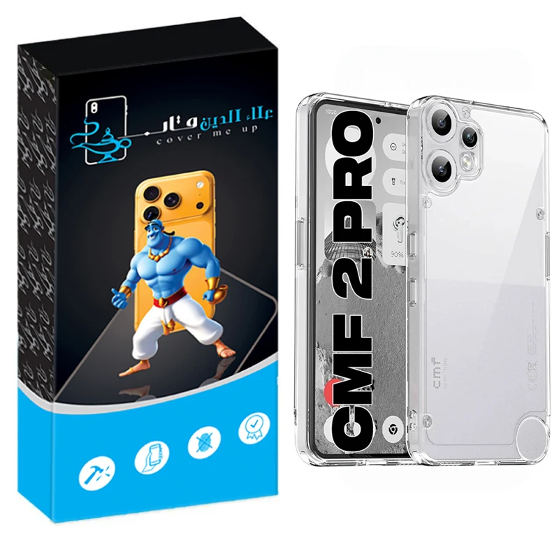 کاور علاالدین قاب مدل Crystal مناسب برای گوشی موبایل ناتینگ فون CMF Phone 2 Pro
