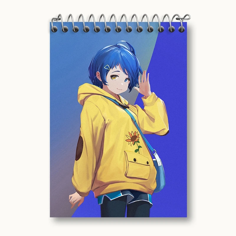 دفتر یادداشت 50 برگ خندالو مدل آی انیمه واندر اگ پرایورتی کد 34066