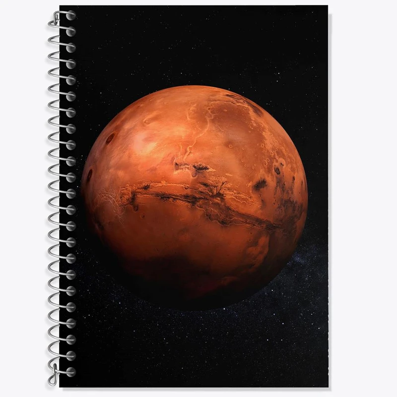 دفتر لغت 50 برگ خندالو مدل سیاره مریخ کد 25348