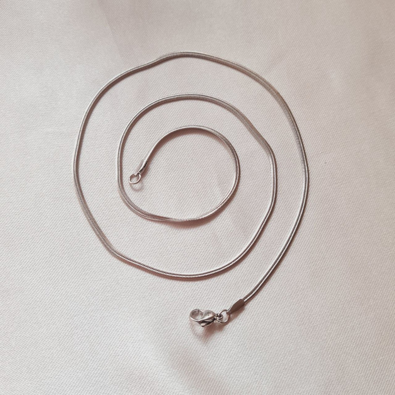 زنجیر زنانه استینلس استیل مدل ماری کد sm3