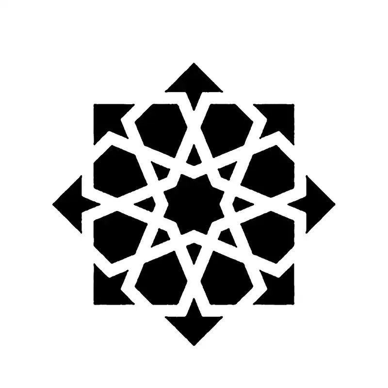 شابلون باتیس آرت طرح تذهیب کد 50-84