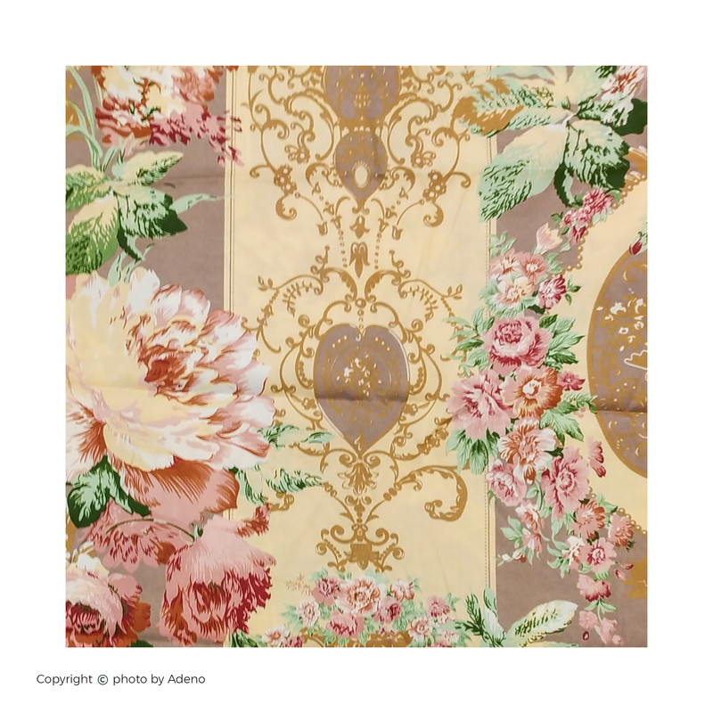 کاور لحاف آدنو مدل گلپری کد IR102 دونفره سایز 220x240 سانتی متر