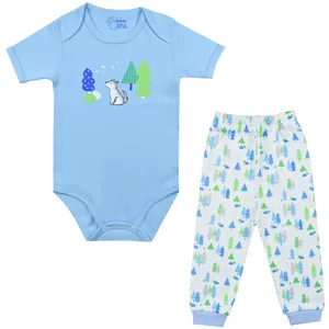 ست بادی و شلوار نوزادی اسپیکو مدل کاج