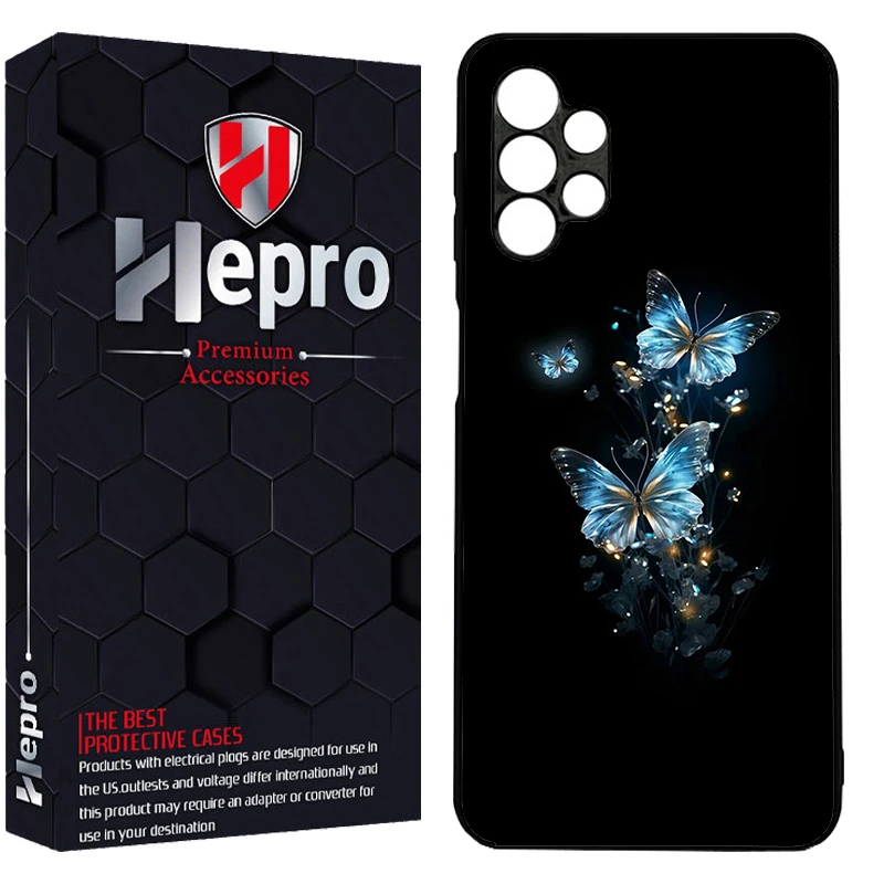 کاور هپرو طرح پروانه کد Dimo-368 مناسب برای گوشی موبایل سامسونگ Galaxy A17