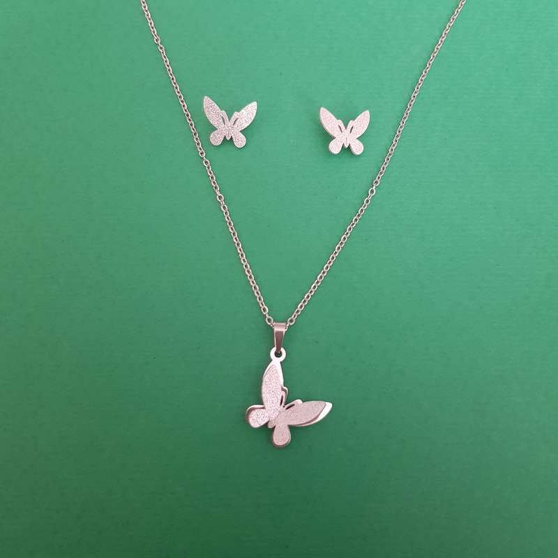 نیم ست زنانه مدل پروانه 