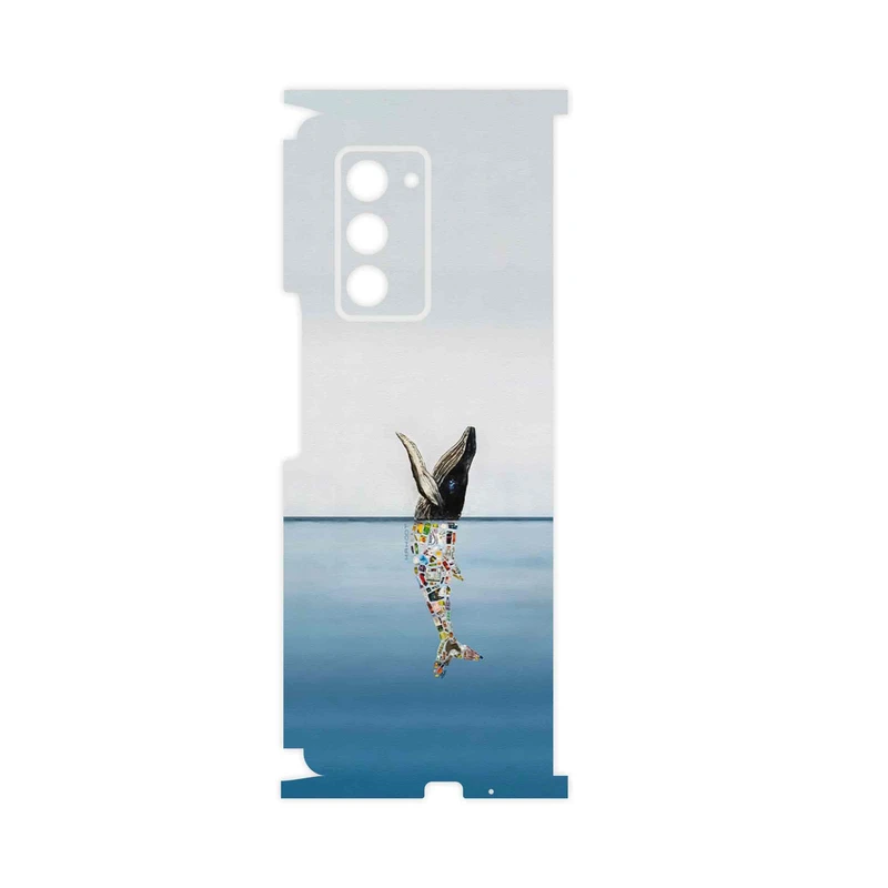 برچسب پوششی ماهوت مدل Collage of Sea Trash-FullSkin مناسب برای گوشی موبایل سامسونگ Galaxy Z FOLD 2