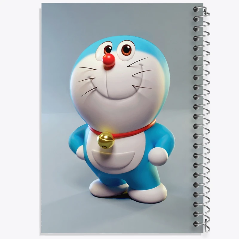 دفتر نت موسیقی 50 برگ خندالو مدل انیمه دورایمون (Doraemon)  کد F1871