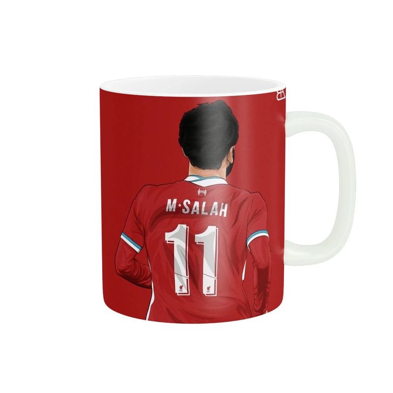 ماگ طرح فوتبالی مدل محمد صلاح لیورپول کد 396