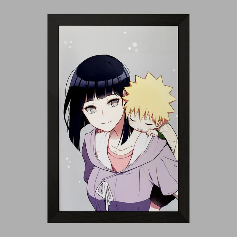 تابلو خندالو مدل ناروتو و هیناتا انیمه بوروتو Boruto  کد 13126