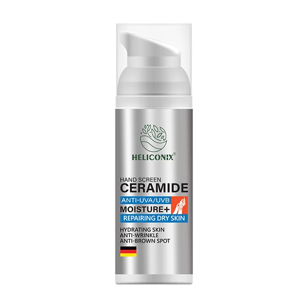 کرم ضد آفتاب بی رنگ هلیکونیکس SPF15 مدل Ceramide محافظ در برابر اشعه UVA و UVB مناسب برای پوست خشک و معمولی حجم 50 میلی لیتر